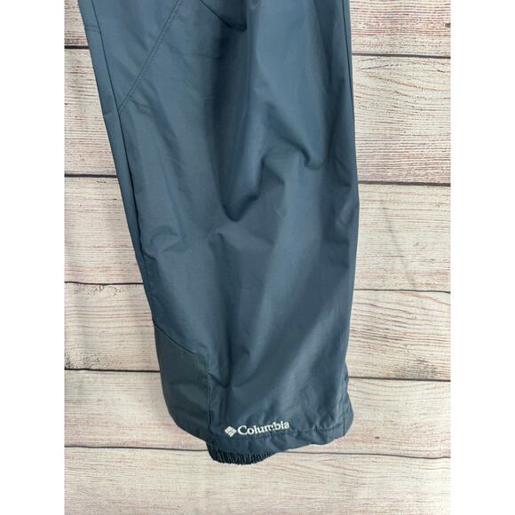 Columbia Omni Tech Insulated Ski Snow Pants Mens Medium Slate Blue Gray - Picture 5 of 14
